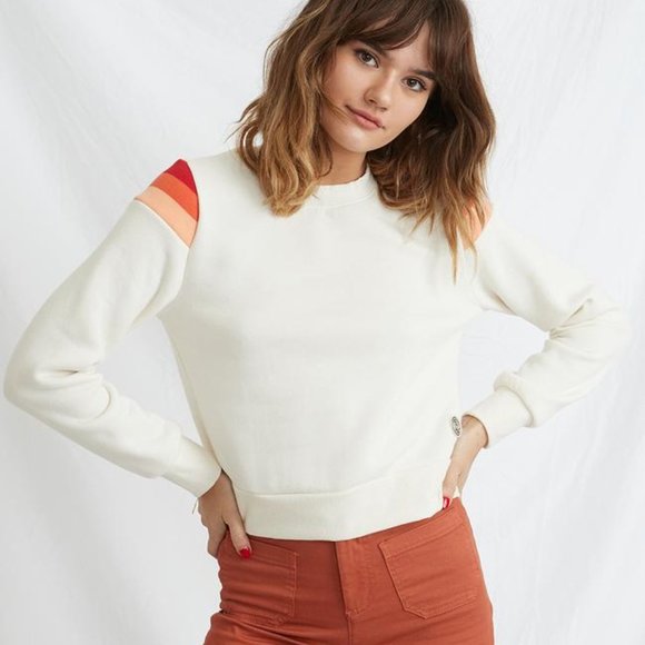 MARINE LAYER RE-SPUN BANKS CREWNECK SWEATER XS S M - Picture 2 of 13